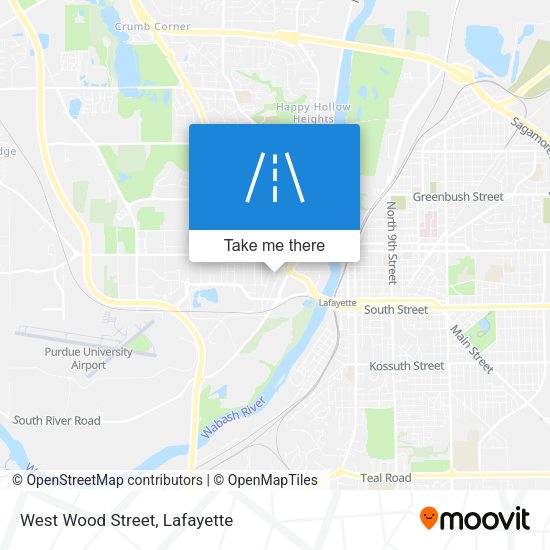 Mapa de West Wood Street