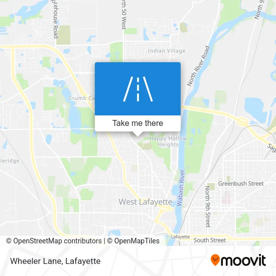 Wheeler Lane map