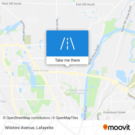 Mapa de Wilshire Avenue