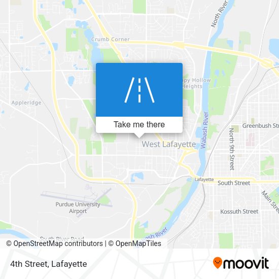Mapa de 4th Street