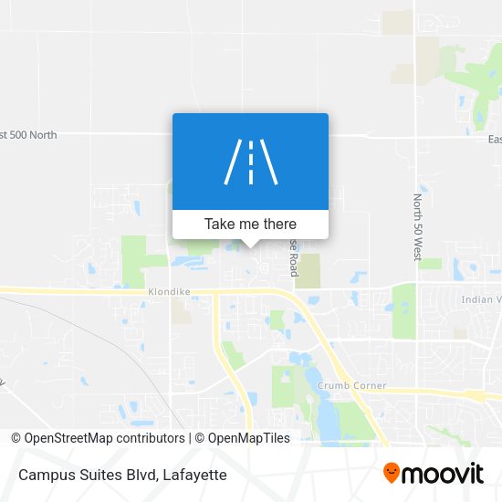 Campus Suites Blvd map