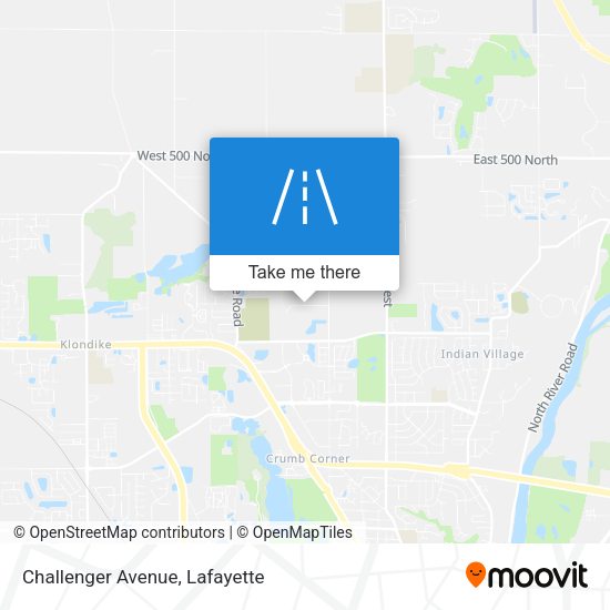 Challenger Avenue map