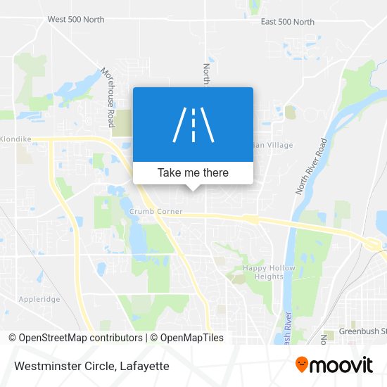 Mapa de Westminster Circle