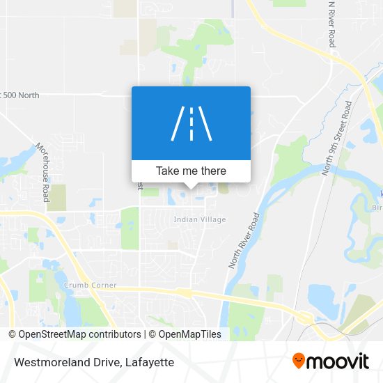 Westmoreland Drive map