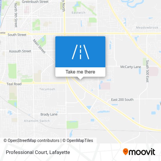 Professional Court map