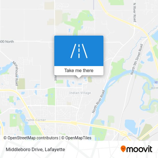 Middleboro Drive map