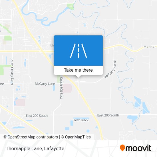 Thornapple Lane map