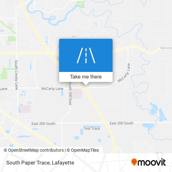 South Paper Trace map