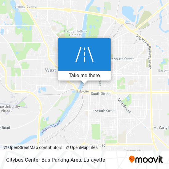 Citybus Center Bus Parking Area map