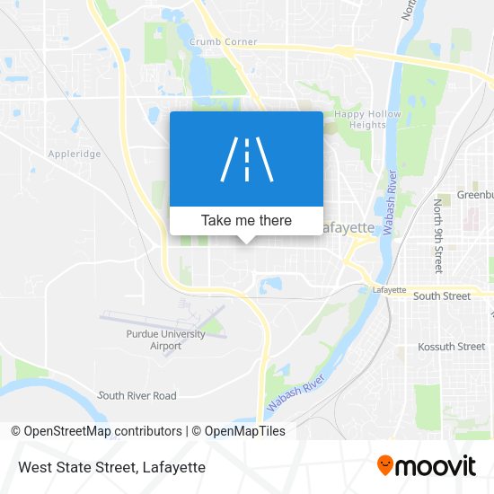 Mapa de West State Street