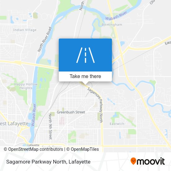 Sagamore Parkway North map