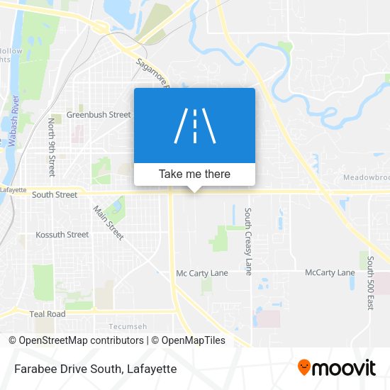 Farabee Drive South map