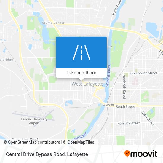 Central Drive Bypass Road map