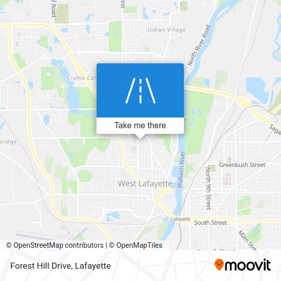 Mapa de Forest Hill Drive