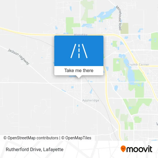 Rutherford Drive map