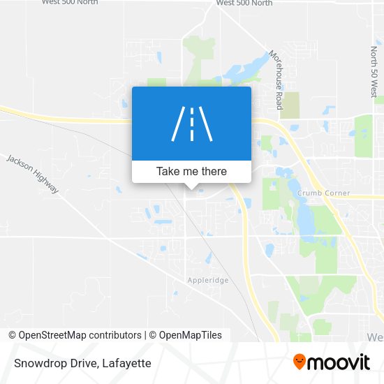 Mapa de Snowdrop Drive