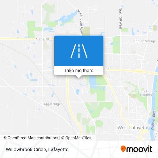 Willowbrook Circle map