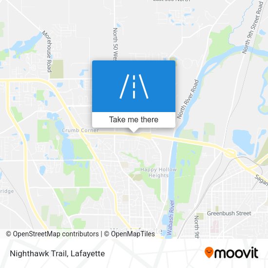 Mapa de Nighthawk Trail