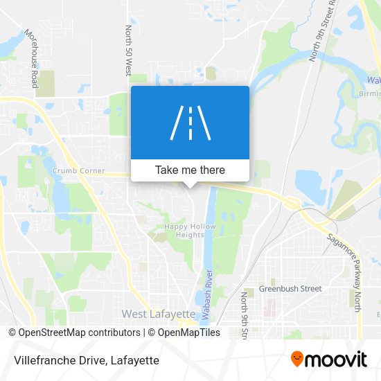 Mapa de Villefranche Drive