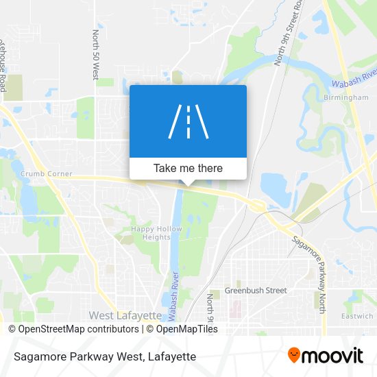 Mapa de Sagamore Parkway West