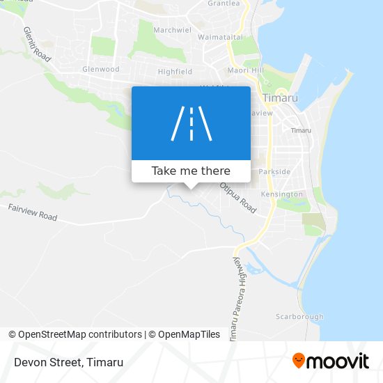 Devon Street map