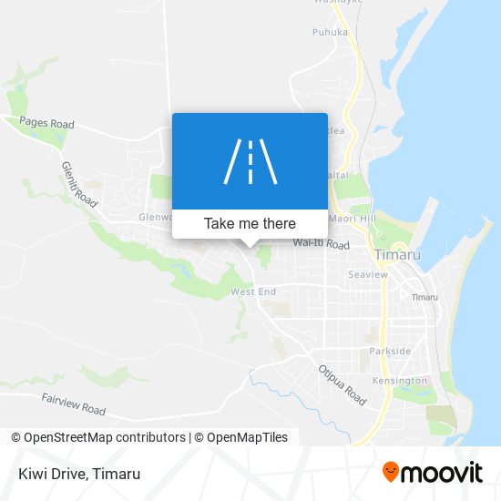 Kiwi Drive map