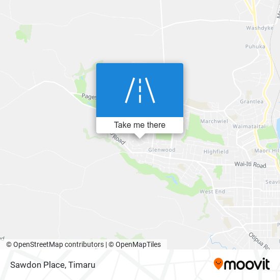 Sawdon Place map