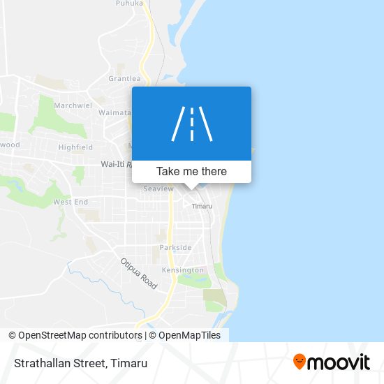 Strathallan Street map