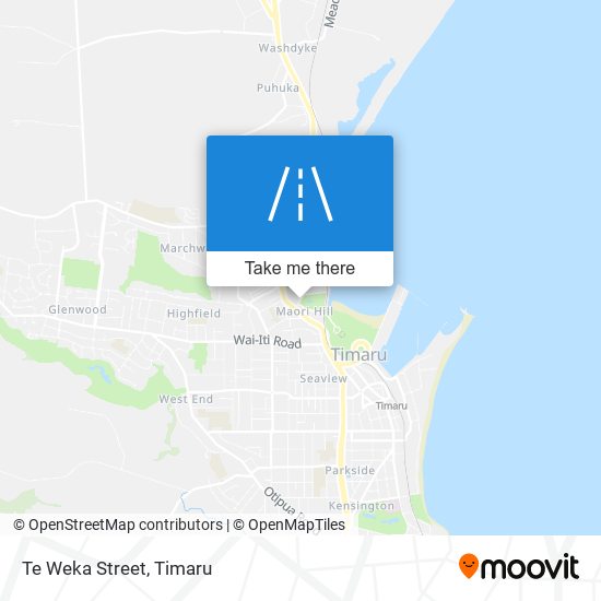 Te Weka Street地图
