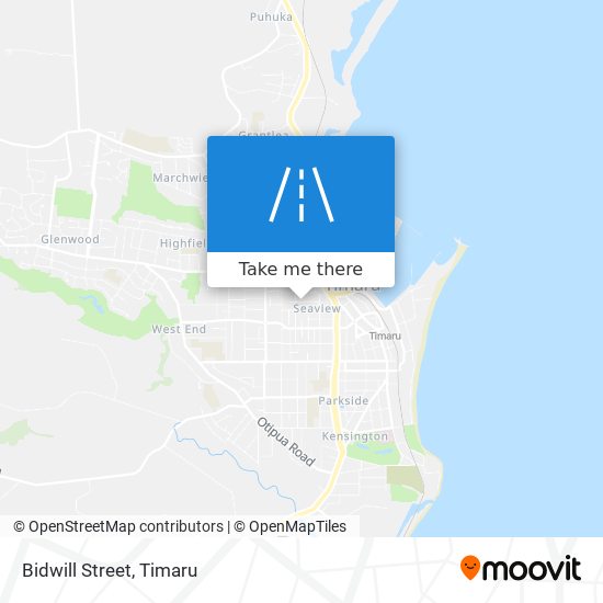 Bidwill Street map