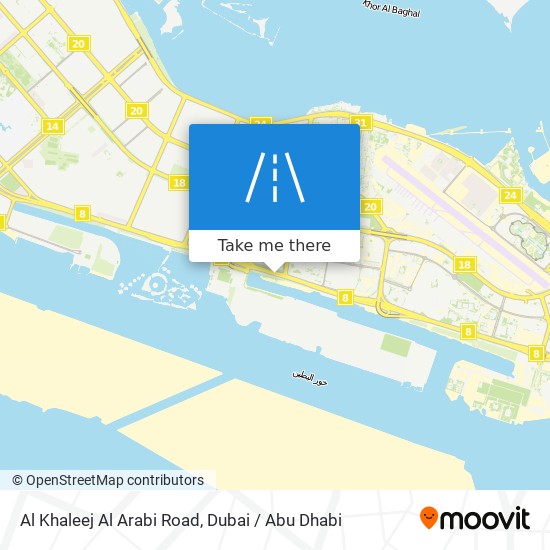 Al Khaleej Al Arabi Road map