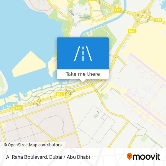 Al Raha Boulevard map