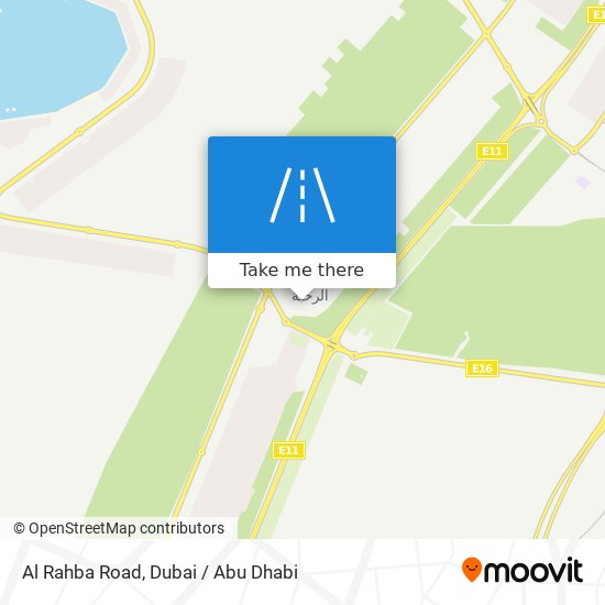 Al Rahba Road map