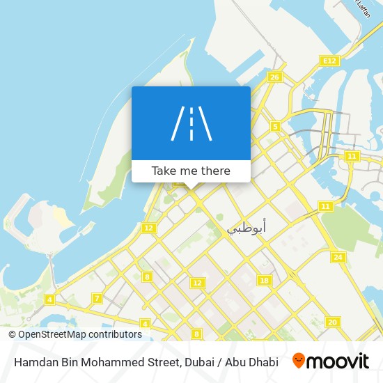 Hamdan Bin Mohammed Street map