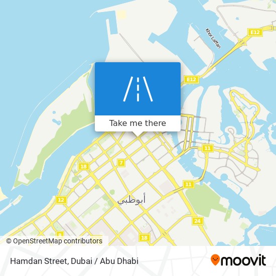 Hamdan Street map