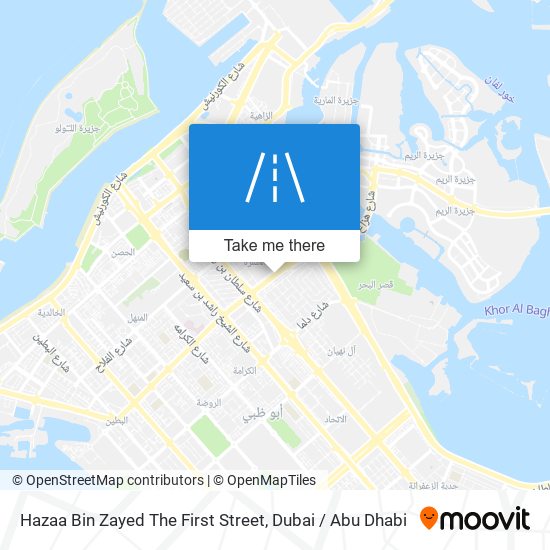 Hazaa Bin Zayed The First Street map