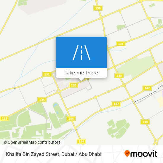 Khalifa Bin Zayed Street map
