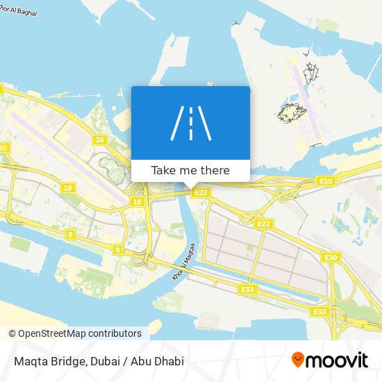 Maqta Bridge map