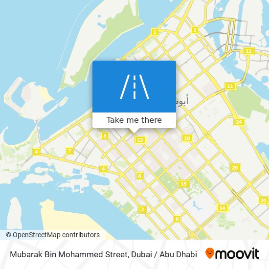 Mubarak Bin Mohammed Street map