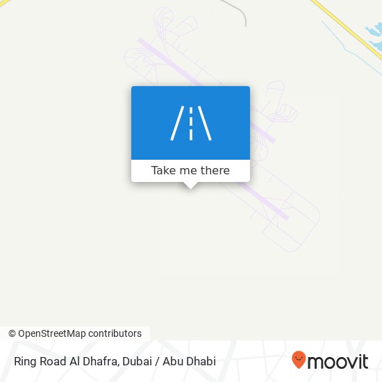 Ring Road Al Dhafra map