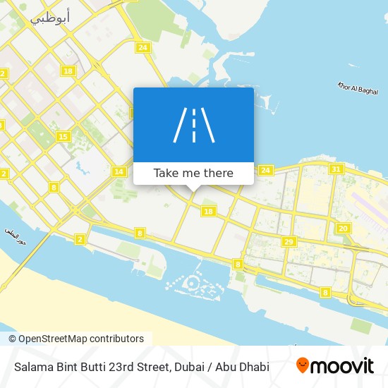 Salama Bint Butti 23rd Street map