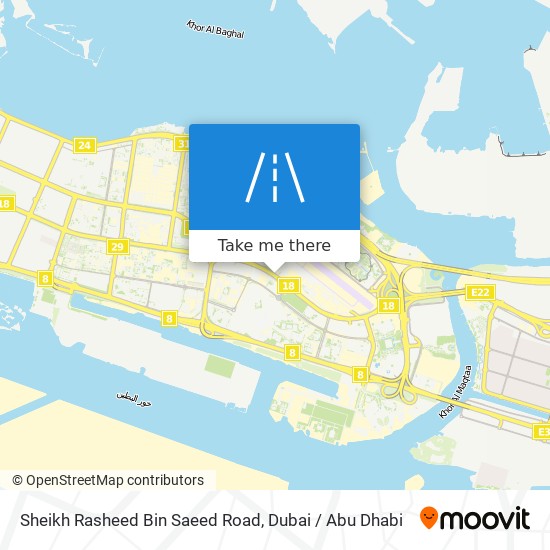 Sheikh Rasheed Bin Saeed Road map