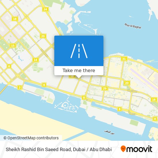Sheikh Rashid Bin Saeed Road map