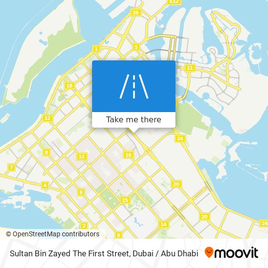Sultan Bin Zayed The First Street map