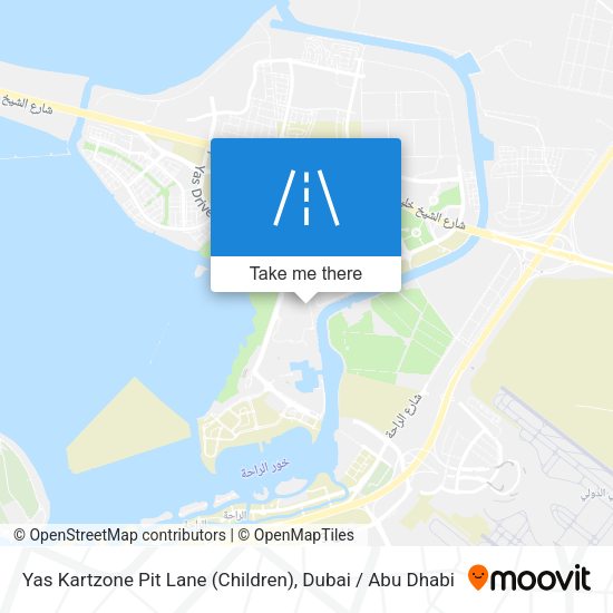 Yas Kartzone Pit Lane (Children) map