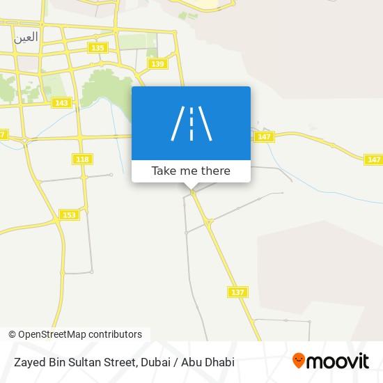 Zayed Bin Sultan Street map