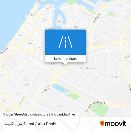 شارع الكويت map