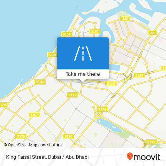 King Faisal Street map