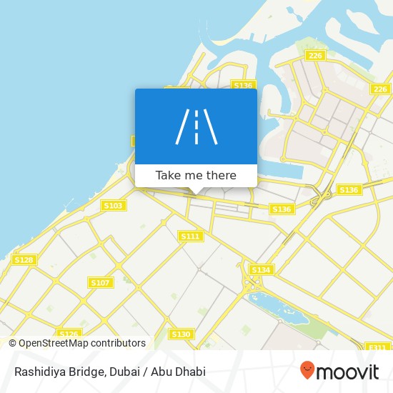 Rashidiya Bridge map