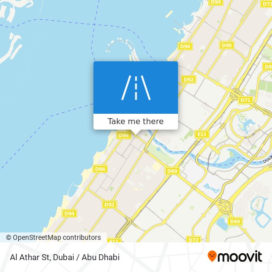 Al Athar St map